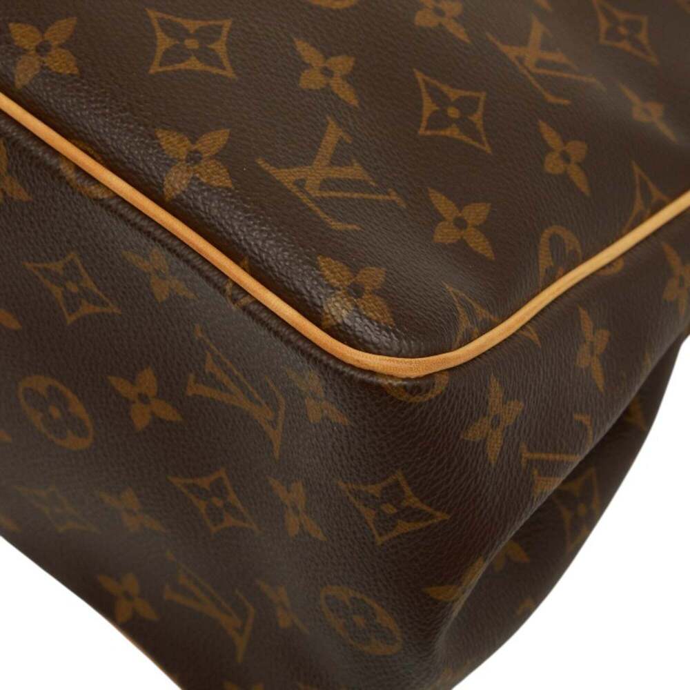 LOUIS VUITTON Brown Monogram Leather Tote Bag - Picture 4 of 12
